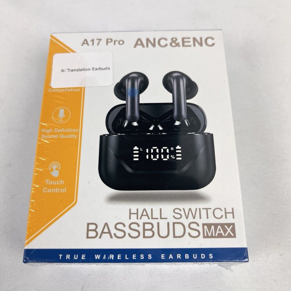 A17 Pro Anc & Enc BassBuds Max True Wireless Earbuds